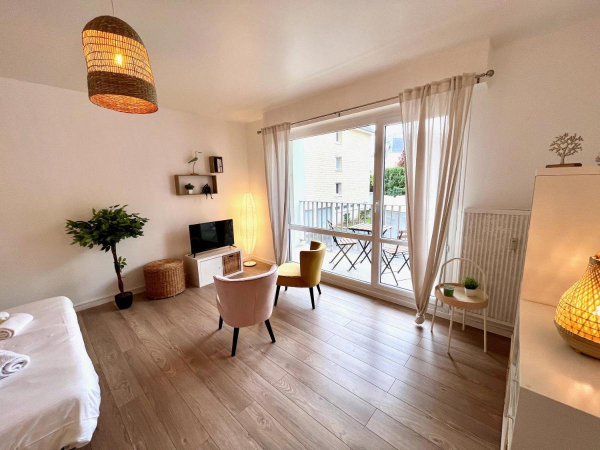 Nihal, Studio Proche Zenith Avec Parking Et Balcon Caen Kültér fotó